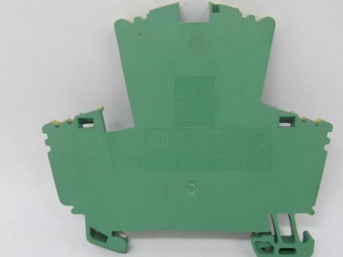 Allen-Bradley 1492-JDG3C Green Terminal Block 2.5mm2 USED