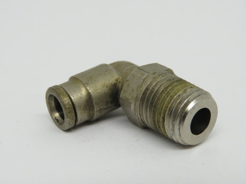 Norgren 124470428 Push-In Swivel Elbow 1/4" NPT 1/4" Tubing OD Lot of 2 USED