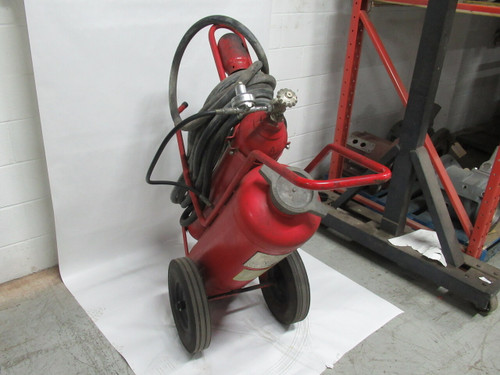 Flag-Fire ABC-1500-WRT Fire Extinguisher Assembly w/ Trolley USED
