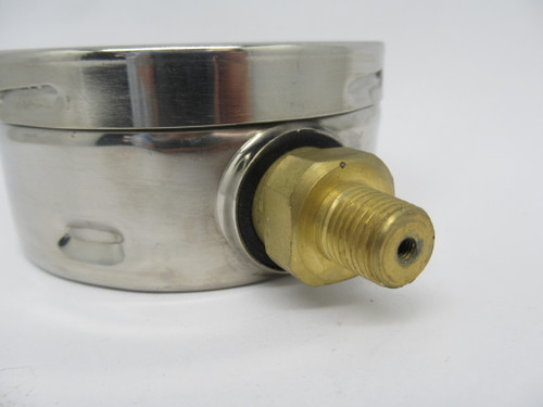 Generic Liquid Filled Pressure Gauge 0-1000psi 4"OD 1/4"NPT USED
