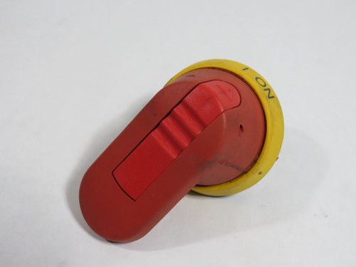 ABB OHY65J6 Disconnect Switch Pistol Handle Yellow/Red 65mm USED