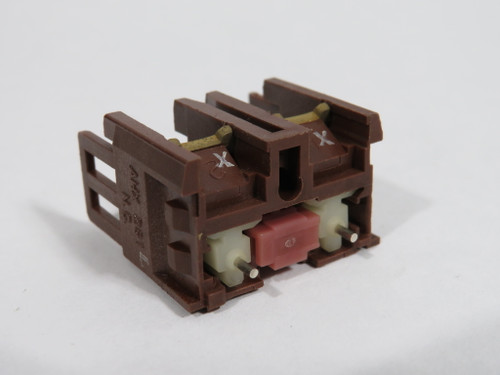 Fuji Electric AHX291 Contact Block 600V 1A Missing Screws Lot of 4 USED