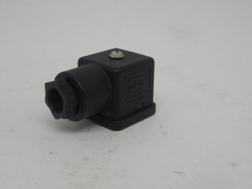 MPM C18309N21 DIN Valve Connector 3Pole PG9 Thread  6-8mm Cable Dia USED