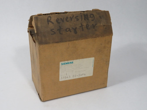 Siemens 3TD4302-2AP6 Reversing Contactor 220V@50Hz 240V@60Hz NEW