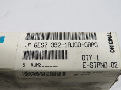 Siemens 6ES7392-1AJ00-0AA0 Front Connector for Signal Module 20Pole *Sealed* NEW