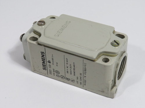 Siemens 3SE3-120-1B Limit Switch 500V 1A *No Head/Modified Label* USED