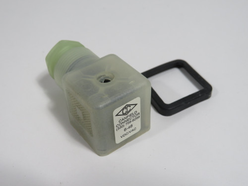 Canfield K&B 5103-3090000 Solenoid Connector 6-48VAC/DC MSD-3 *Open Bag* NWB