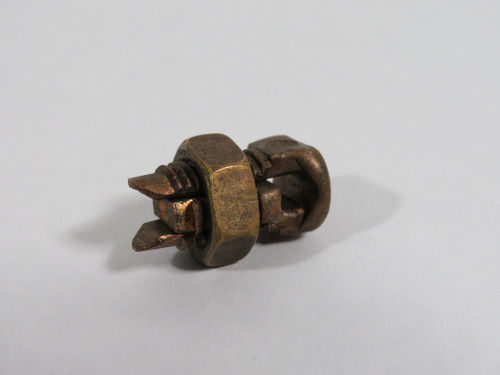 Burndy KS15 Copper Split Bolt Connector 14-8AWG USED