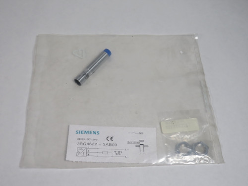 Siemens 3RG4622-3AB03 Proximity Switch 10-30VDC 0.2A 10mm PNP NO NWB