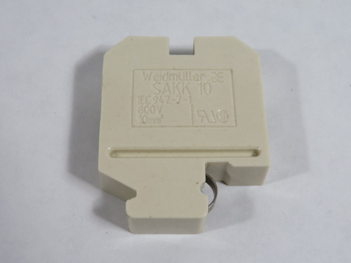Weidmuller SAKK-10-KER/WS Ceramic Terminal Block 800V 1598090000 Lot of 20 USED