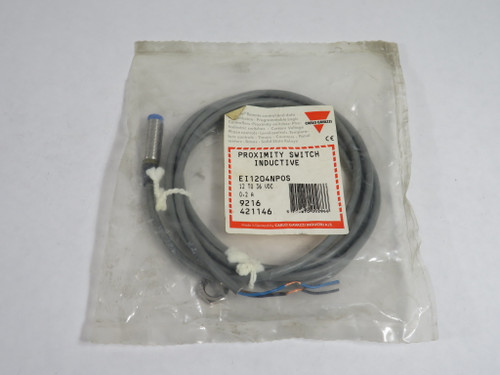 Carlo Gavazzi EI1204NPOS Proximity Switch 12-36VDC 0.2A 4mm Distance NWB