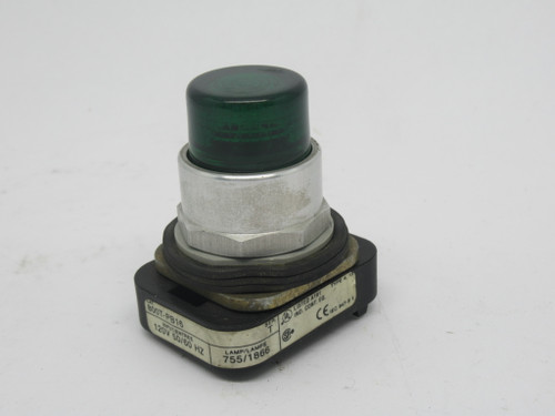 Allen-Bradley 800T-PB16GX Push Button Series T 120V 50/60Hz 755/1866 Lamp USED