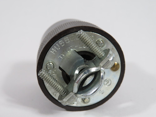 Hubbell 4580 Twist-Lock Connector 15A 250V 3-Wire 2-Pole NOP