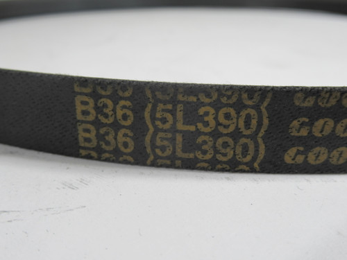 Goodyear B36(5L390) V-Belt 39”L 0.41”W 0.66”Thick NOP