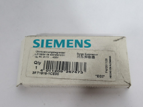 Siemens 3RT1916-1CE00 Surge Suppressor 240-400V NEW