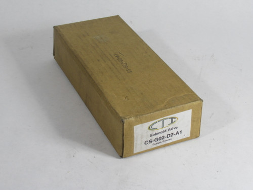 CTI CS-G02-D2-A1 Solenoid Directional Control Valve 110V@50Hz 120V@60Hz NEW