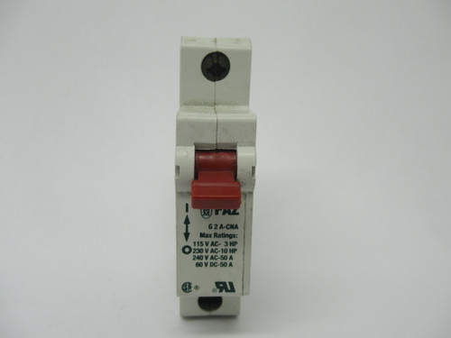 Moeller FAZ-G2A-CNA Circuit Breaker 240VAC-50A 60VDC-50A USED