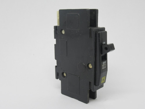 Square D QOU110 Miniature Circuit Breaker 120/240VAC 10A 1 Pole USED