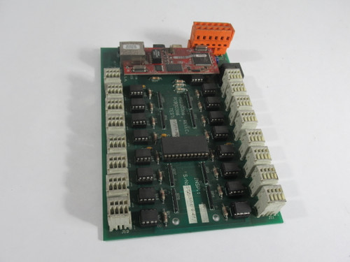 Perretta Graphics ASE00386 PC Board Rev: C C/W RCM3700 w/ Connectors USED