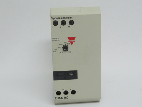 Carlo Gavazzi EUAC480 Control Relay 3 Phase 480VAC 408-522V NEW