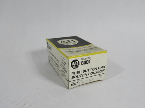 Allen-Bradley 800T-FXQ24RA1 Illuminated Push Button Ser.T 24VAC/DC 1NO 1NCLB NEW