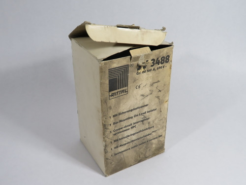 Rittal SV3488 Fusible On-Load Isolator Bus-Mount 160A 690V 3P *Dmg'd Box* NEW