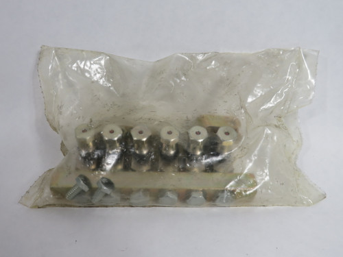 Lincoln 83311-6 Centro-Matic Oil Injector Assembly 6-Unit 1/8"NPT SL-42 NWB