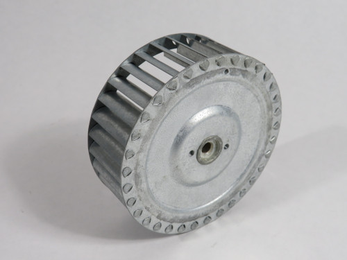 Generic Blower Wheel 3/16" Bore No Keyway 3-7/8" OD 1-3/8" W USED