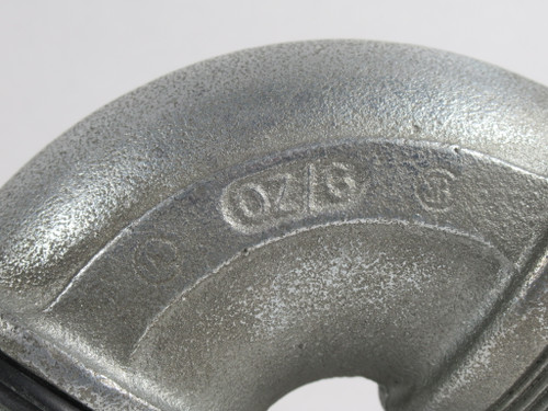 O-Z/Gedney 4Q-9200 Liquid Tight Connector 90Deg 2” *Missing Lock Nut* USED