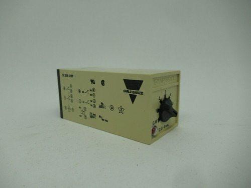 Carlo Gavazzi B208220006 Interval Scantimer .15-6Sec 5A 250V 8-Pin NEW