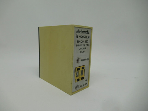 Electromatic SP129220 Dividing Relay 220VAC SHELF WEAR NOP