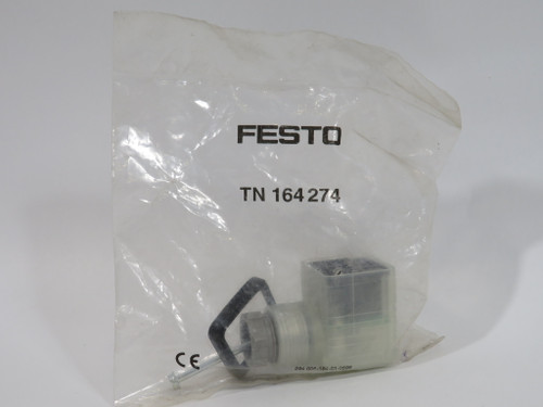 Festo 164274 PEV-1/4-WD-LED-24 Angled Plug Socket for Sensor 15-30VDC ! NWB !
