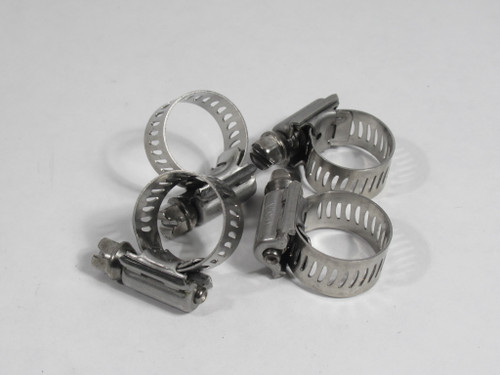 Breeze 64006 Stainless Steel Hose Clamp 7/16" to 25/32" Range *LOT OF 4* NEW