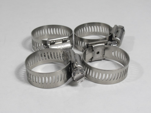 Breeze 64012 Stainless Steel Hose Clamp 11/16" to 1-1/4" *LOT OF 4* NOP