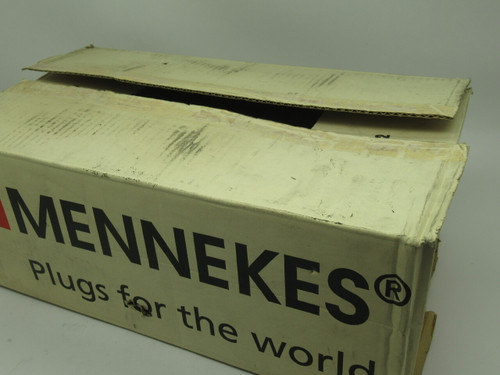 Mennekes 1235A PowerTOP Plug w/ Cable Gland 63A 6h 3P+N+G 240/415V LOT OF 5 NEW