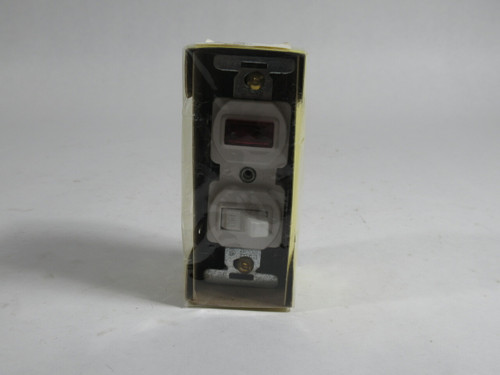 Eagle 277W Single Pole Switch & Neon Pilot Light 120VAC 15A NEW