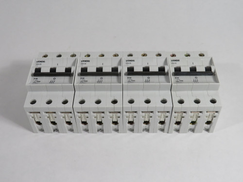 Siemens 5SX2332-8 Circuit Breaker 32A 400V 3-Pole D32 4-Pack NEW