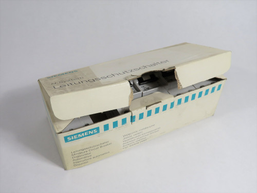 Siemens 5SX2210-7 Circuit Breaker 10A 400V 2-Pole C10 5-Pack *Box Damage* NEW