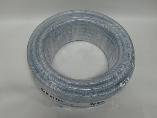 Kuri Tec K3150-16X100 Clear Reinforced PVC Hose 1" x 100 Ft NEW