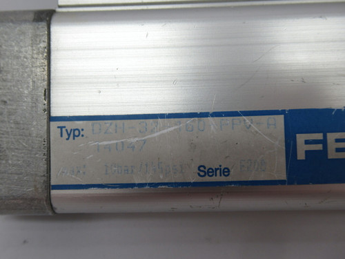 Festo 14047 DZH-32-160-PPV-A Flat Cylinder 32mm Bore 160mm Stroke USED