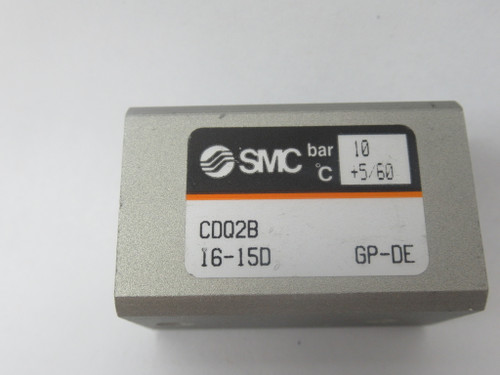 SMC CDQ2B-16-15D Compact Cylinder 16mm Bore 15mm Stroke NOP