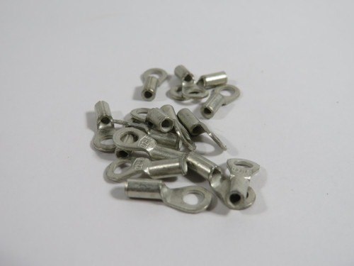 Generic Non-Ferrous Ring Tongue Terminal 22-18AWG #6 Stud Lot of 15 NOP