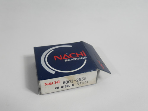 Nachi 6001-2NSE Deep Groove Ball Bearing 12x28x8mm NEW