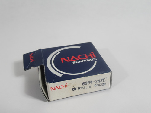 Nachi 6004-2NSE Deep Groove Ball Bearing 20x42x12mm NEW