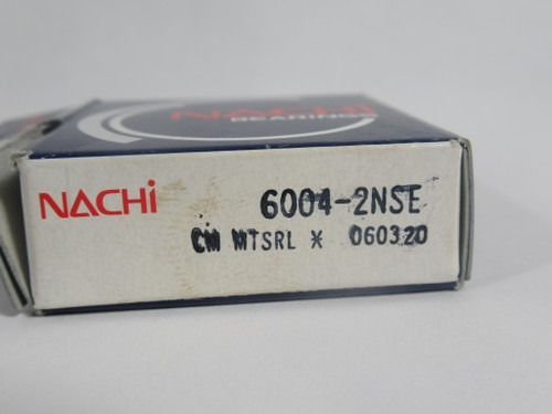 Nachi 6004-2NSE Deep Groove Ball Bearing 20x42x12mm NEW