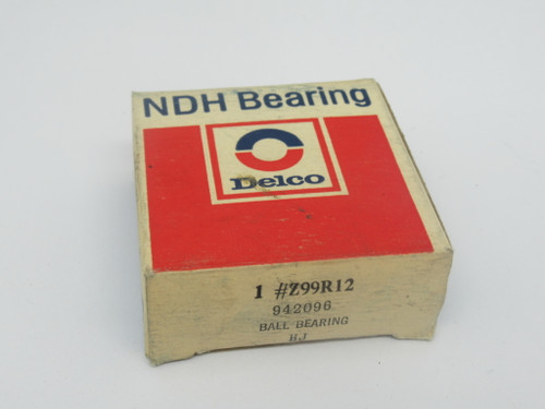 NDH Delco Z99R12 Ball Bearing 3/4" x 1-5/8" x 7/16" SHELF WEAR NEW