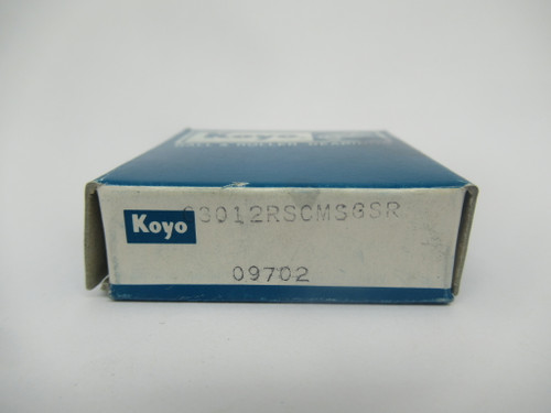 Koyo 63012RSCMSGSR Deep Groove Ball Bearing 12x37x12mm NEW