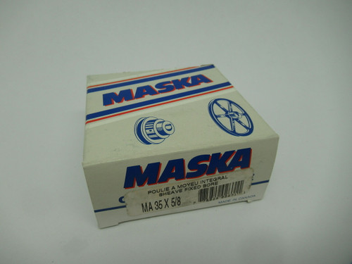 Maska MA35X5/8 Fixed Bore Sheave 5/8" Bore Cast Iron NEW