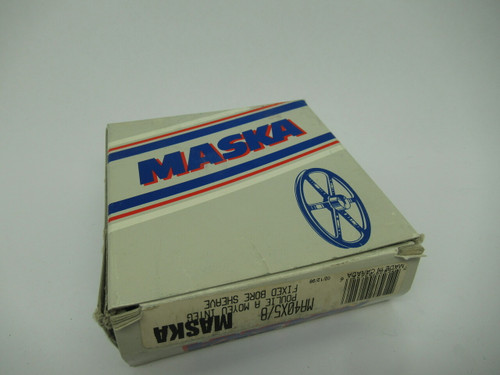 Maska MA40X5/8 Fixed Bore Sheave 5/8" Bore Cast Iron NEW