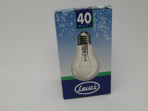 Leuci LM-415 Frosted Light Bulb E27 240/250V 40W NEW